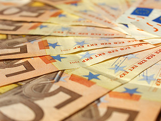 Image showing Euro note