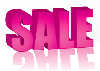 Image showing pink sale