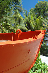 Image showing orange boat 424