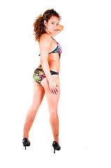 Image showing Young pretty girl in bikini.