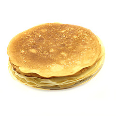 Image showing Pancakes pile