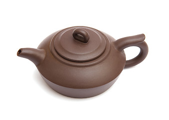 Image showing Brown teapot