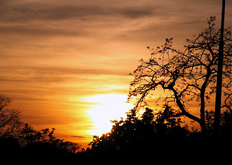 Image showing Red Sunset