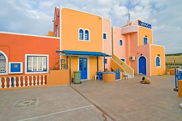 Image showing Santorini beautiful buildings