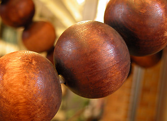 Image showing Wooden Balls