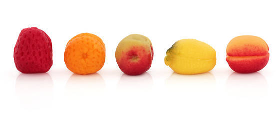 Image showing Marzipan Fruit Sweets