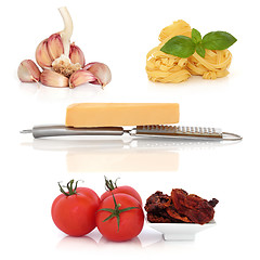 Image showing  Italian Pasta Ingredients Sampler