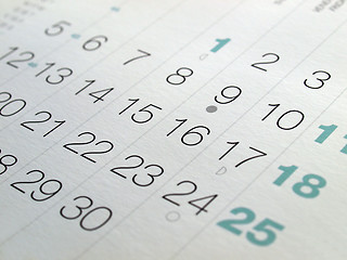 Image showing Calendar