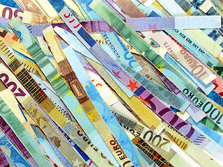 Image showing Euro note