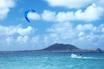 Image showing Kitesurfing