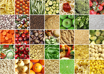 Image showing Food collage