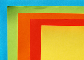 Image showing Coloured paper
