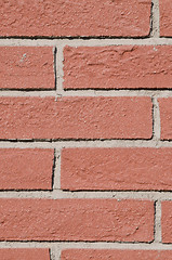 Image showing red brick wall