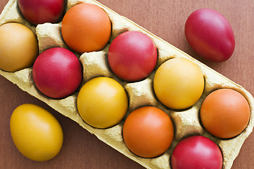 Image showing Easter eggs