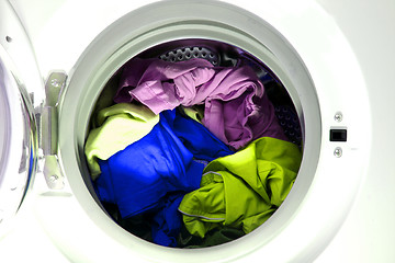 Image showing Clothes in laundry
