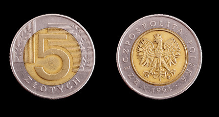 Image showing Polish coins