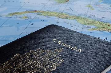 Image showing Canadian passport