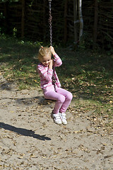 Image showing Girl having fun