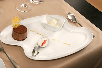 Image showing restaurant dessert