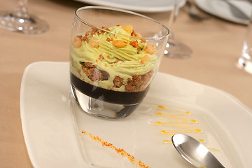 Image showing Artistic Dessert