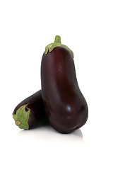 Image showing Aubergines