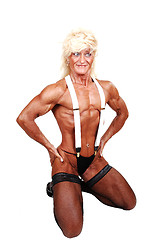 Image showing Bodybuilding woman.