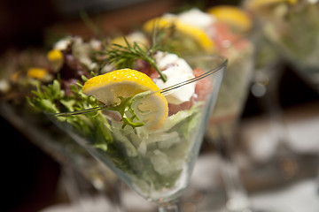 Image showing Cocktail of salad.