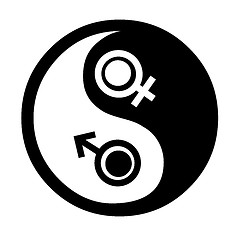 Image showing Venus and Mars Yin Yang Harmony