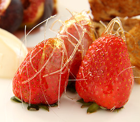 Image showing Toffee Strawberries