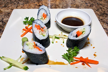 Image showing fresh sushi