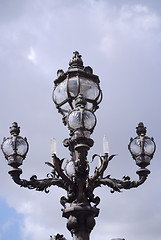 Image showing paris street lamp