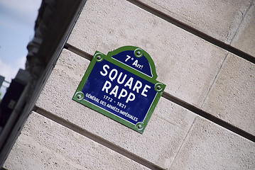 Image showing street sign paris3