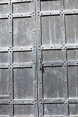 Image showing Old wooden doors