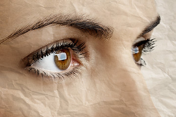 Image showing Female eyes
