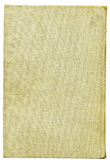 Image showing Beige burlap canvas. Over white