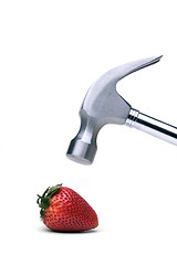 Image showing Hammer & Strawberry