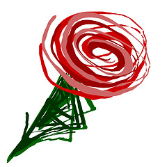 Image showing Red Rose