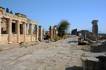 Image showing Frontinus Street in Hierapolis