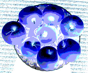 Image showing blue fruit