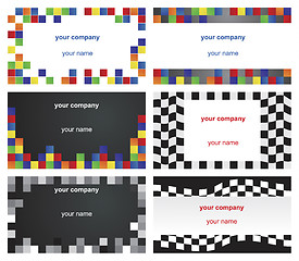 Image showing Six business cards