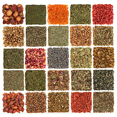 Image showing Herb, Spice, Fruit and Flower Selection