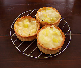 Image showing Cheesy Leek Tarts