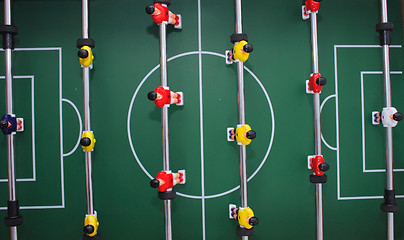 Image showing table soccer background