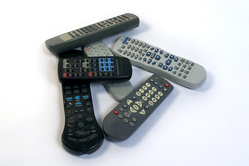 Image showing Too many remotes