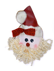 Image showing Santa Clause on a tree