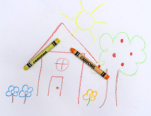 Image showing A child's beautiful day