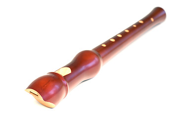 Image showing Flute isolated