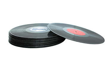Image showing vinil records