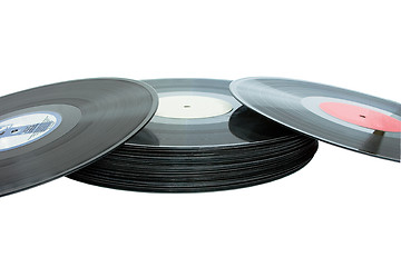 Image showing vinil records
