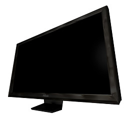 Image showing television side angle